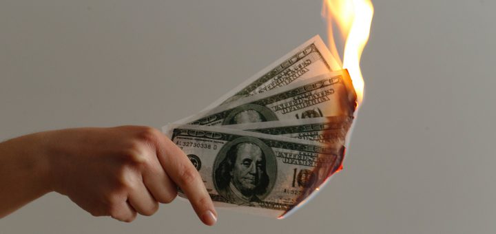 Dispokredit verbrennt Geld